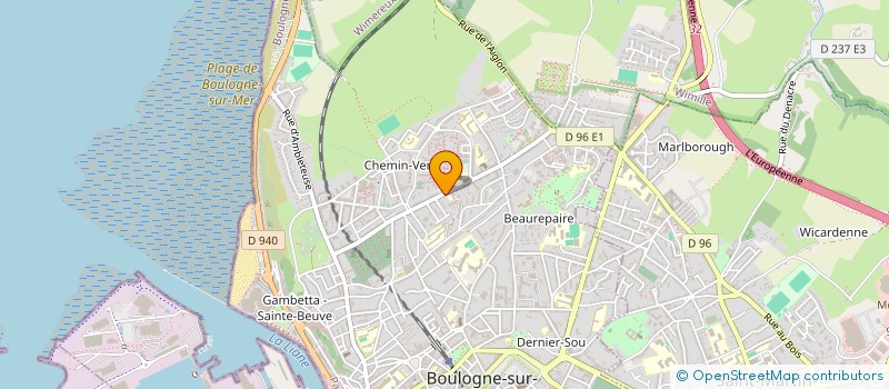 localisation de l'entreprise MADAME CARINE LAMIRAND à BOULOGNE-SUR-MER