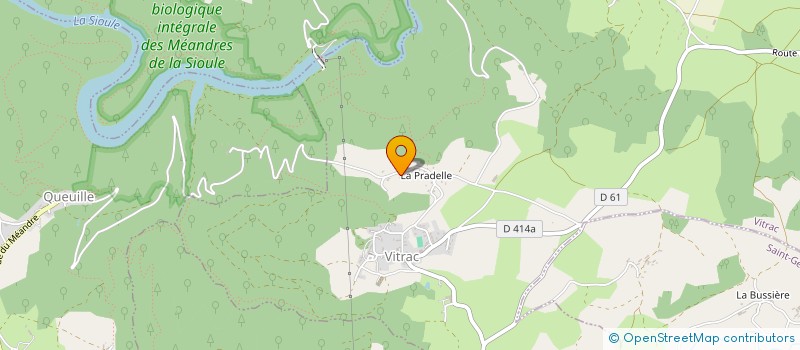 localisation de l'entreprise MADAME CARINE LANNAREIX  VITRAC