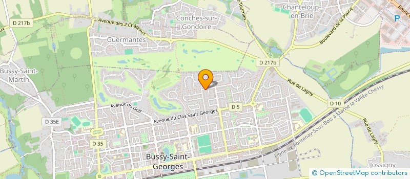 localisation de l'entreprise MADAME CARINE LAO  BUSSY-SAINT-GEORGES