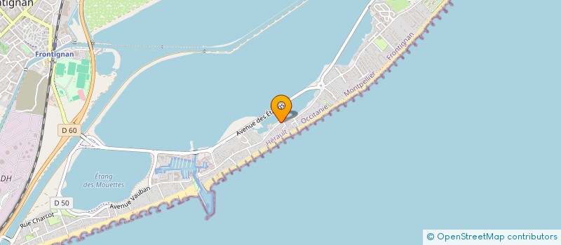 localisation de l'entreprise MADAME CARINE LAVALETTE à FRONTIGNAN