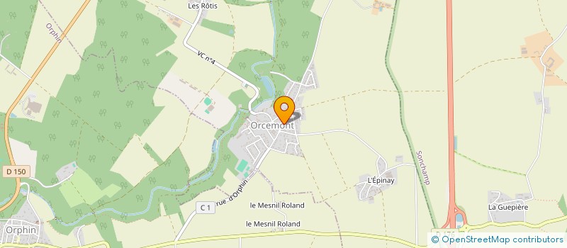 localisation de l'entreprise MADAME CARINE LAVIGNE  HERMERAY