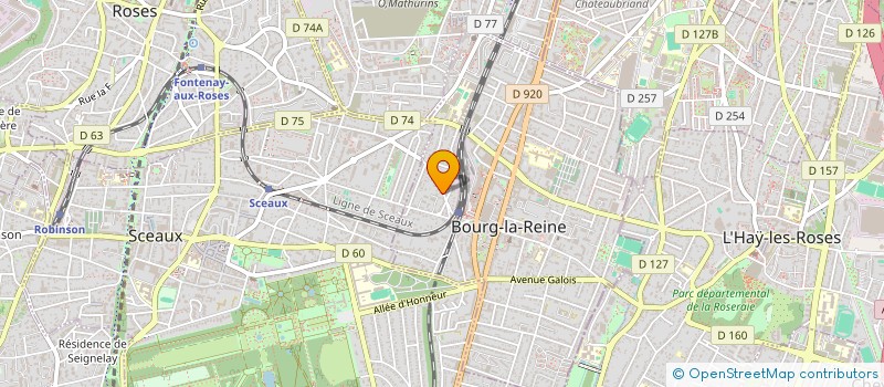 localisation de l'entreprise MADAME CARINE LE PAHUN à BOURG-LA-REINE