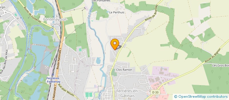 localisation de l'entreprise MADAME CARINE LEBLANC à FERRIERES-EN-GATINAIS
