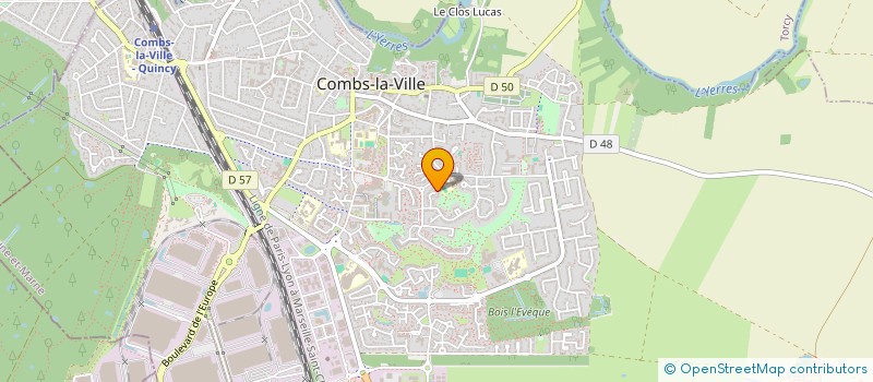 localisation de l'entreprise MADAME CARINE LEBOEUF  COMBS-LA-VILLE