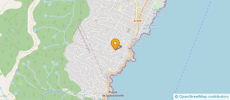 localisation de l'entreprise MADAME CARINE LEBRAT à FREJUS