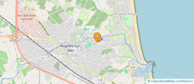 localisation de l'entreprise MADAME CARINE LECANU  ARGELES-SUR-MER