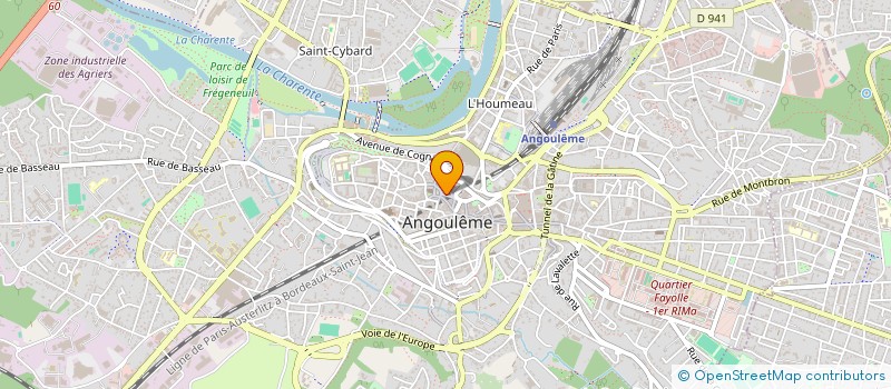 localisation de l'entreprise MADAME CARINE LEMOINE à ANGOULEME