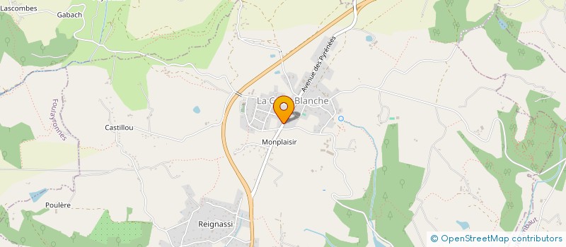 localisation de l'entreprise MADAME CARINE LEROUX  LA CROIX-BLANCHE