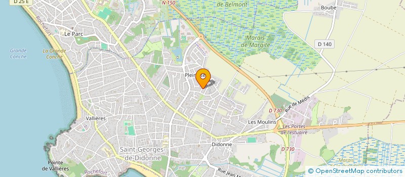 localisation de l'entreprise MADAME CARINE LEROY  SAINT-GEORGES-DE-DIDONNE