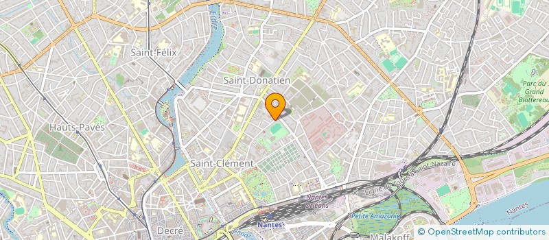 localisation de l'entreprise MADAME CARINE LESAGE à NANTES