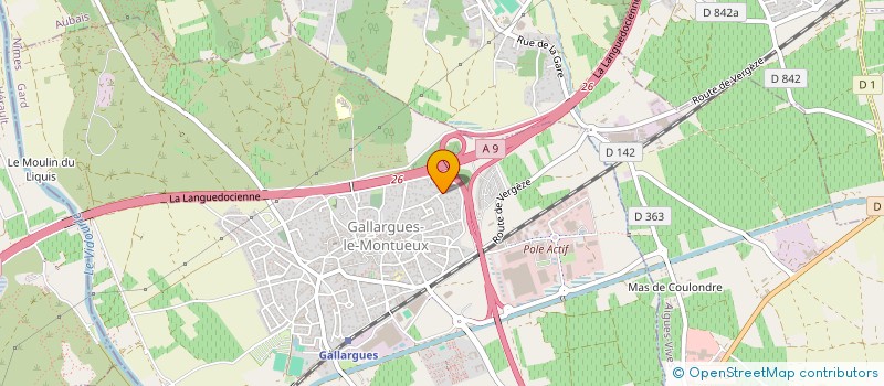 localisation de l'entreprise MADAME CARINE LETANO  GALLARGUES-LE-MONTUEUX