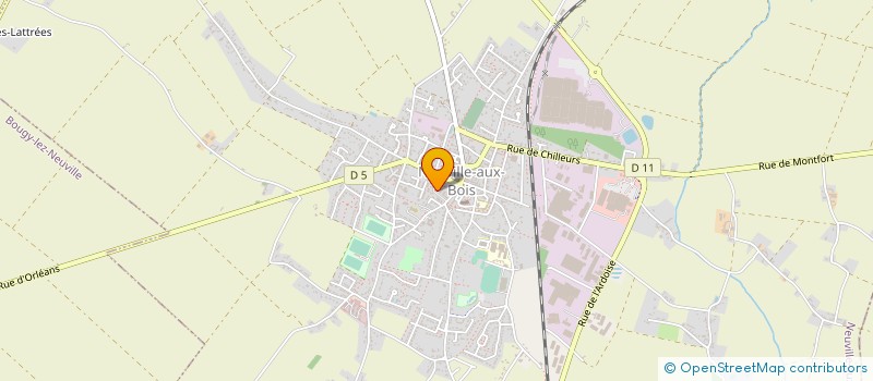 localisation de l'entreprise MADAME CARINE LEVEQUE à NEUVILLE-AUX-BOIS