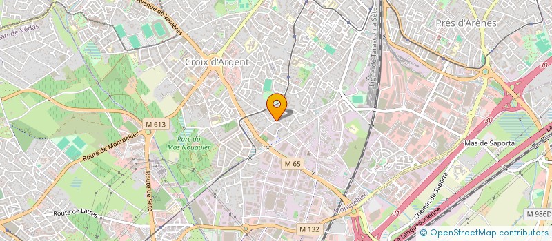 localisation de l'entreprise MADAME CARINE LLORET à MONTPELLIER