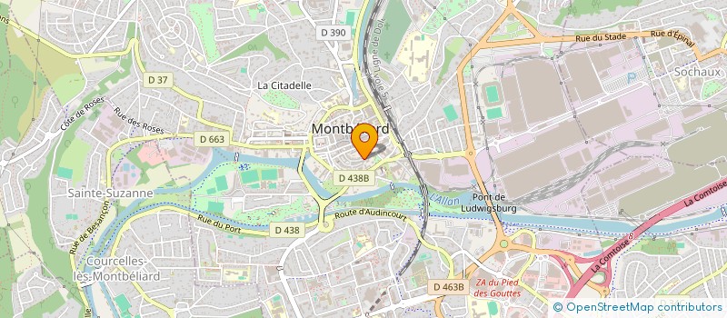 localisation de l'entreprise MADAME CARINE LOMBARDET à MONTBELIARD