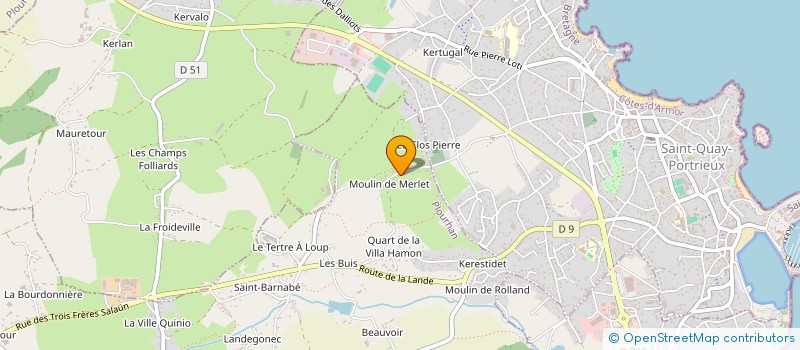 localisation de l'entreprise MADAME CARINE LOSAY  LANTIC