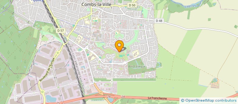 localisation de l'entreprise MADAME CARINE LOYOU  COMBS-LA-VILLE