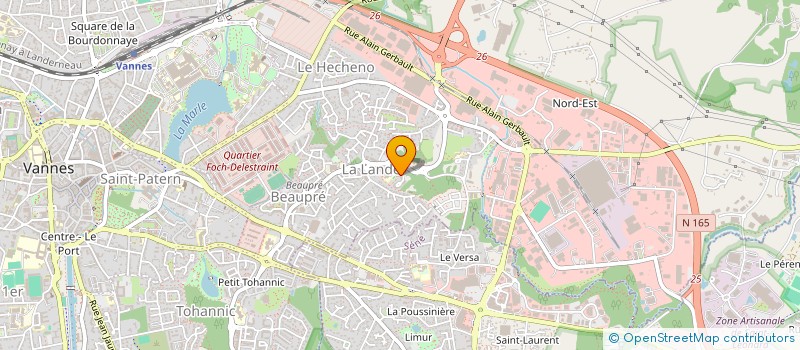 localisation de l'entreprise MADAME CARINE MADRANGE à VANNES