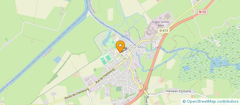 localisation de l'entreprise MADAME CARINE MAHIER  ISIGNY-SUR-MER