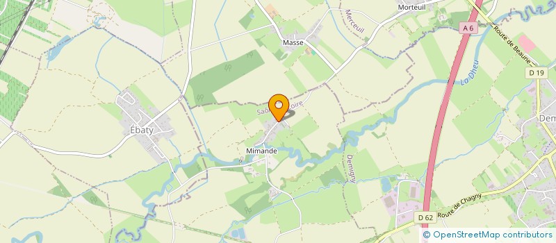 localisation de l'entreprise MADAME CARINE MAILLARD  CHAUDENAY