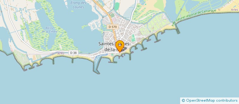 localisation de l'entreprise MADAME CARINE MALIN  SAINTES-MARIES-DE-LA-MER