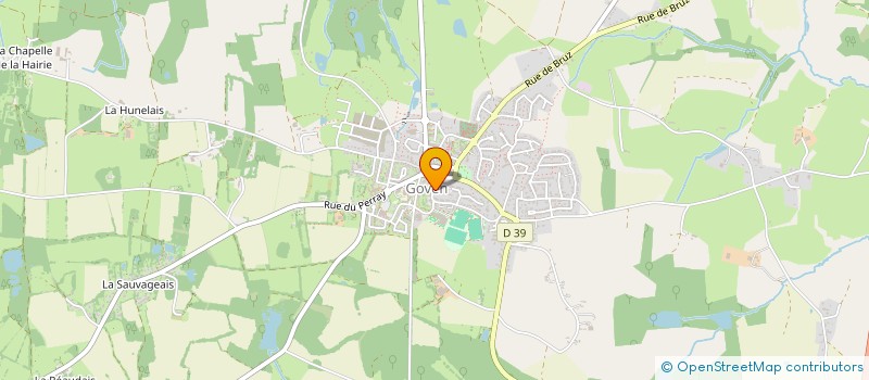 localisation de l'entreprise MADAME CARINE MARCHAND  GOVEN