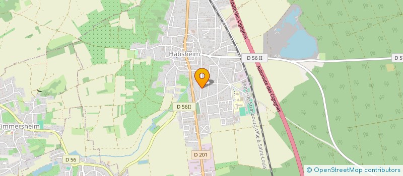 localisation de l'entreprise MADAME CARINE MARIE  HABSHEIM