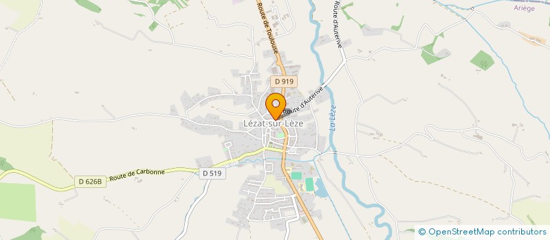 localisation de l'entreprise MADAME CARINE MARIN à LEZAT-SUR-LEZE