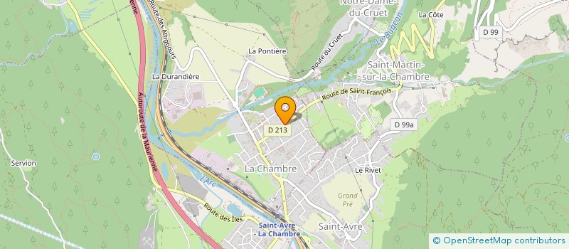 localisation de l'entreprise MADAME CARINE MARTY  LA CHAMBRE