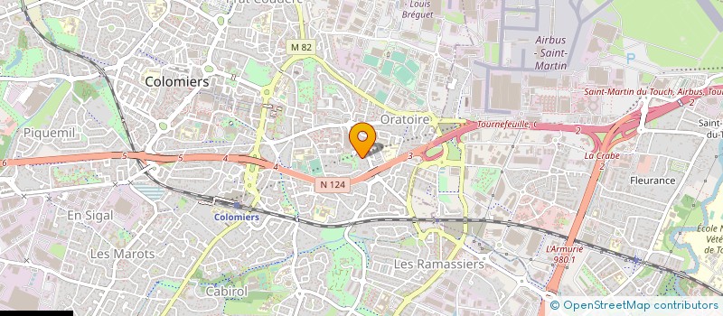 localisation de l'entreprise MADAME CARINE MATA à COLOMIERS