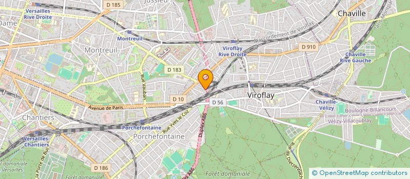 localisation de l'entreprise MADAME CARINE MAZZUCCHELLI  VIROFLAY