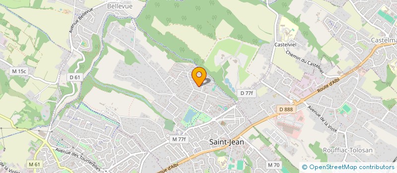 localisation de l'entreprise MADAME CARINE MERCIER  CASTRES