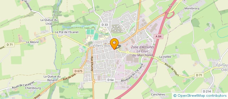 localisation de l'entreprise MADAME CARINE MERLO  VILLERS-BOCAGE