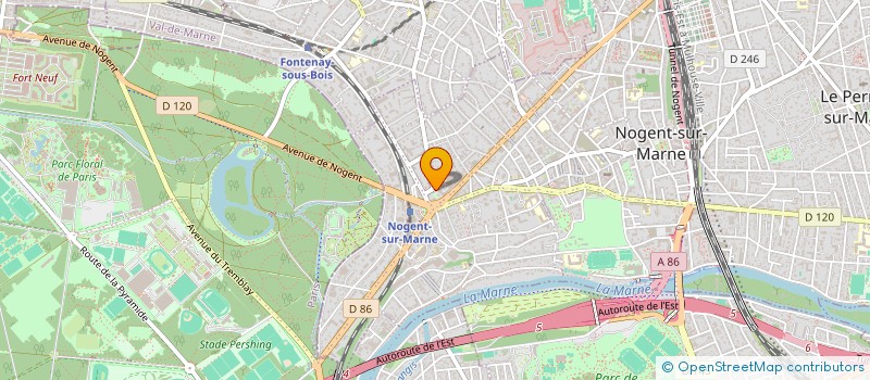 localisation de l'entreprise MADAME CARINE MERPILLAT  NOGENT-SUR-MARNE