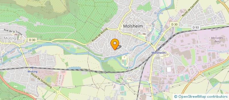 localisation de l'entreprise MADAME CARINE MEYER à MOLSHEIM