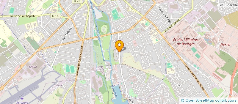 localisation de l'entreprise MADAME CARINE MEYNIEL  BOURGES