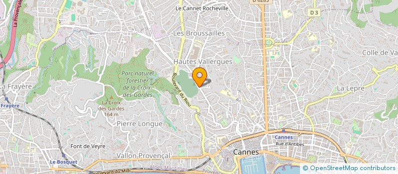 localisation de l'entreprise MADAME CARINE MONGE  CANNES