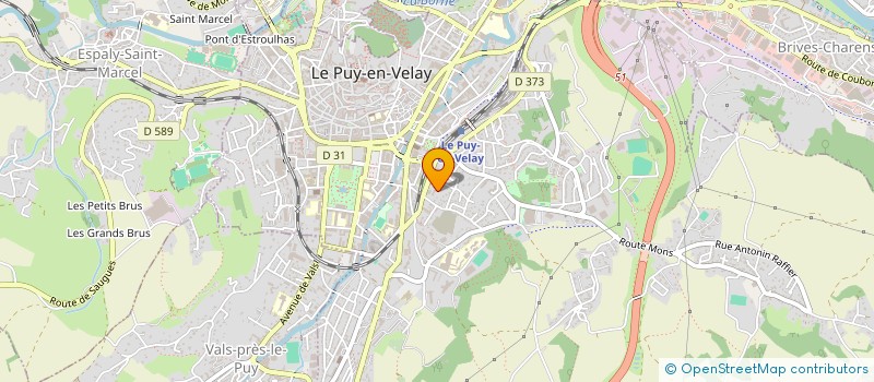 localisation de l'entreprise MADAME CARINE MOUILHADE  LE PUY-EN-VELAY