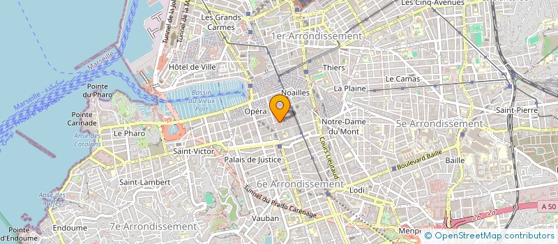 localisation de l'entreprise MADAME CARINE MOUILLAC  MARSEILLE