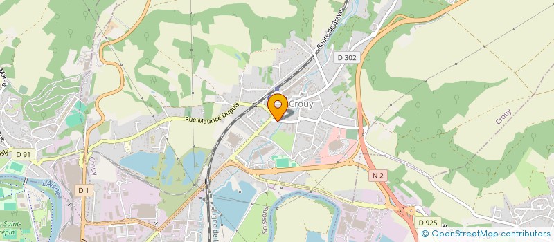 localisation de l'entreprise MADAME CARINE MULLOT  CROUY