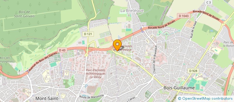 localisation de l'entreprise MADAME CARINE MUNHOVEN  BOIS-GUILLAUME