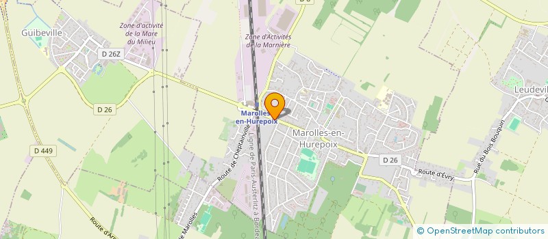 localisation de l'entreprise MADAME CARINE NOGUEIRA  MAROLLES-EN-HUREPOIX