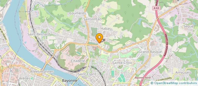 localisation de l'entreprise MADAME CARINE OLIVE  BAYONNE