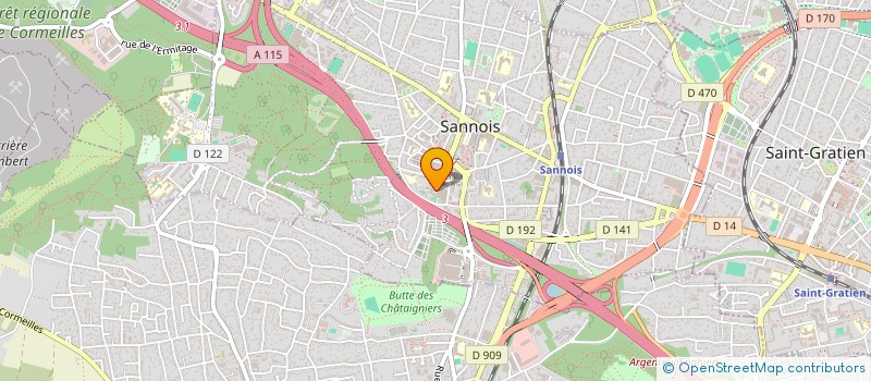 localisation de l'entreprise MADAME CARINE ORNELLA FLAMBARD à SANNOIS