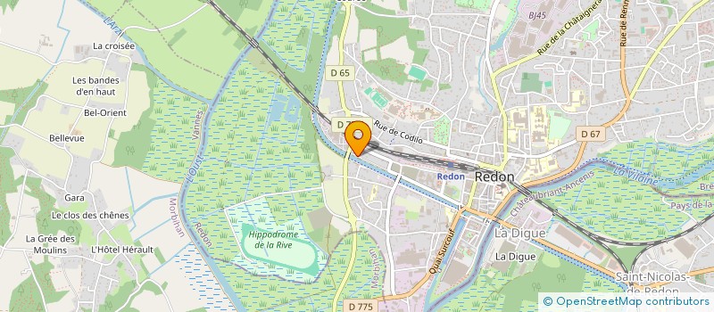 localisation de l'entreprise MADAME CARINE ORSINI  REDON