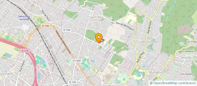 localisation de l'entreprise MADAME CARINE OUCHENE à SAINT-PRIX