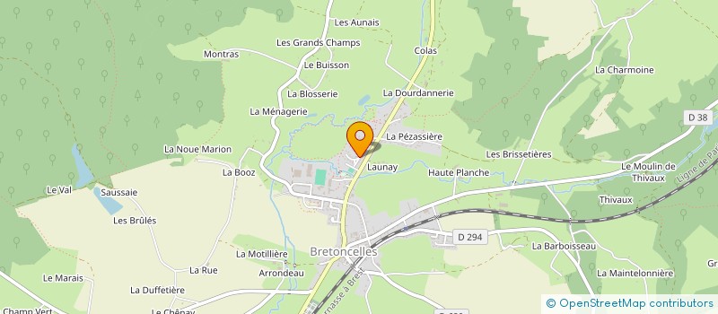 localisation de l'entreprise MADAME CARINE OUVRAY à BRETONCELLES