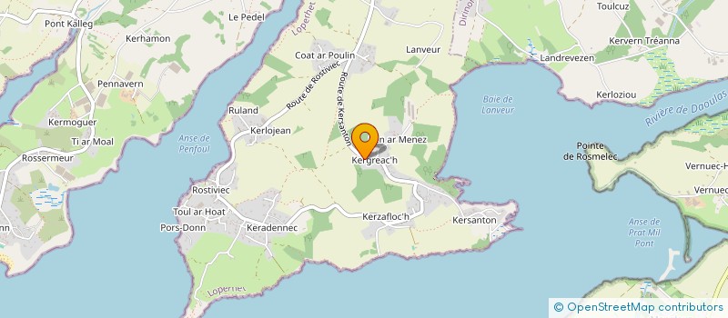 localisation de l'entreprise MADAME CARINE PAGES à BREST