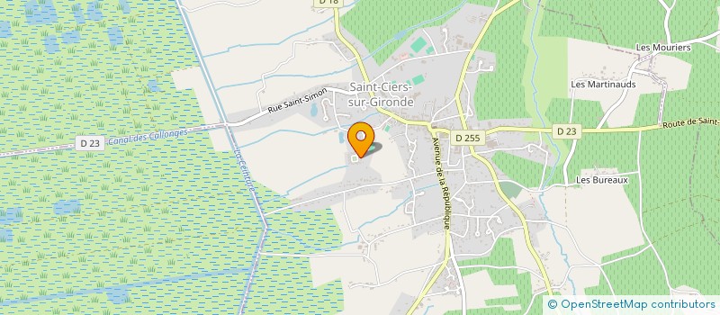 localisation de l'entreprise MADAME CARINE PALADINI  SAINT-AUBIN-DE-BLAYE