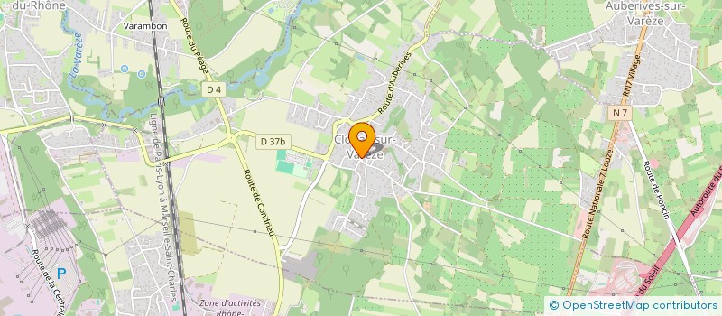 localisation de l'entreprise MADAME CARINE PATIMO  CLONAS-SUR-VAREZE