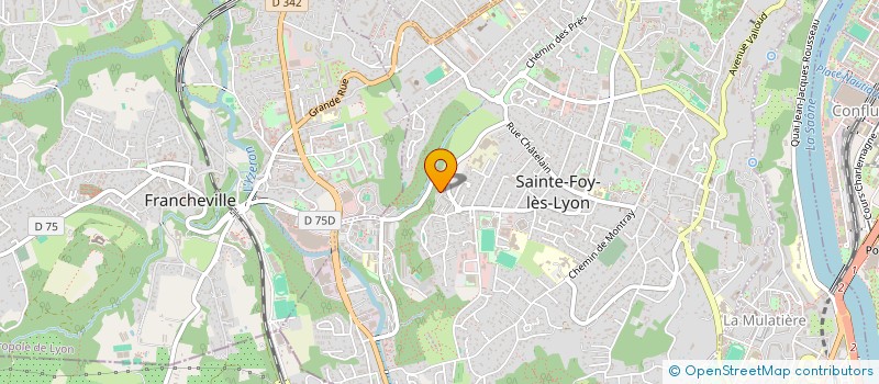 localisation de l'entreprise MADAME CARINE PAUVERT  TASSIN-LA-DEMI-LUNE